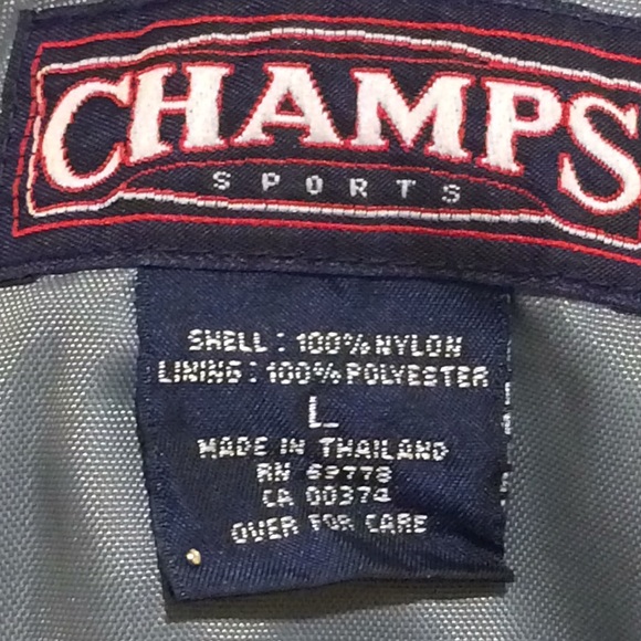 CHAMPS LRG NYLON HOODED WINDBREAKER - Picture 7 of 8